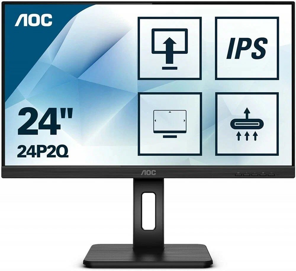 AOC 23.8" Монитор 24P2Q, черный #1