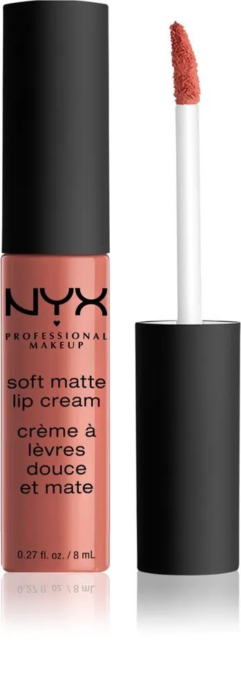 NYX Professional Makeup Soft Matte Lip Cream - легкая матовая жидкая помада / 19 Cannes 8 ml  #1