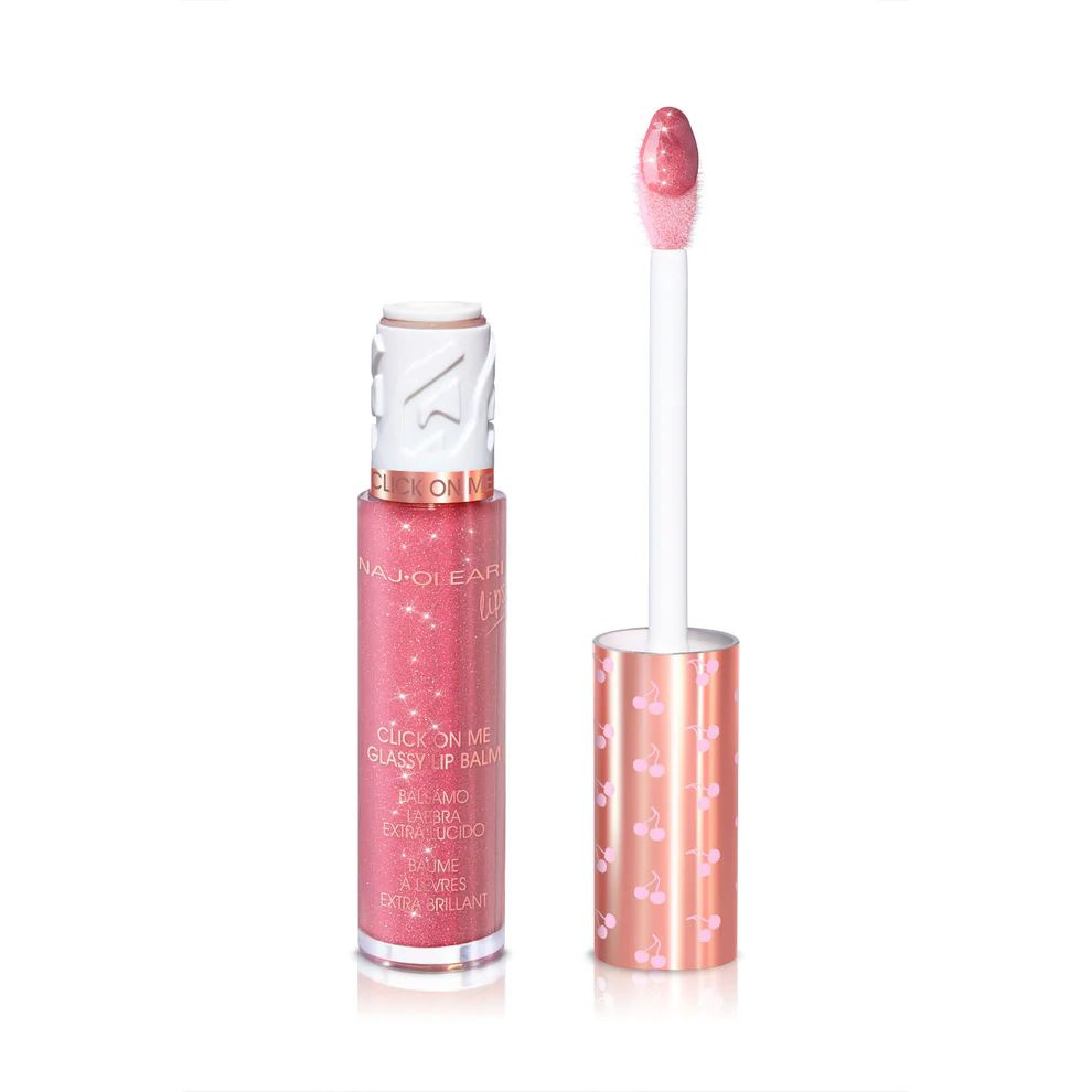 NAJ OLEARI Блеск для губ Click On Me Glassy Lip Balm (02 Luminous Pink) #1