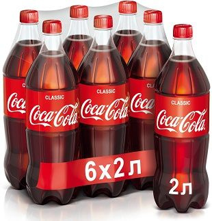 Газированный напиток Coca-Cola / Кока Кола 2литра 6 шт. #1