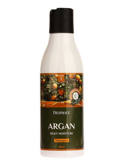 Deoproce Увлажняющий шампунь для волос Argan Silky Moisture Shampoo, с маслом арганы, 200 мл  #1