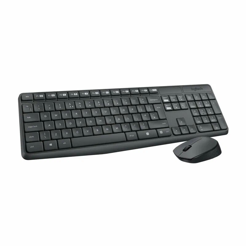 Комплект клавиатура+мышь Logitech MK235 Grey #1