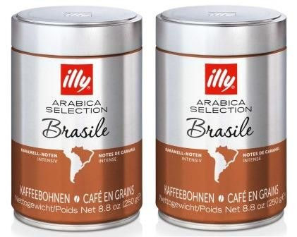 Illy Brasile 250г кофе в зернах ж/б (упаковка 2 шт) #1