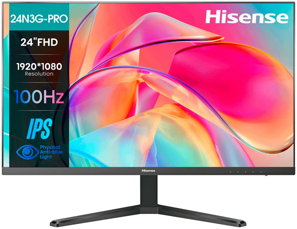 Hisense 24" Монитор 24N3G-PRO, черный, черный #1