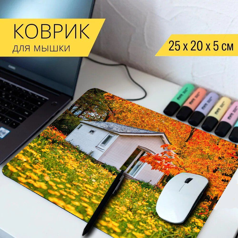 LotsPrints Коврик для мыши poc-THEMES-AUTUMN-541, разноцветный #1