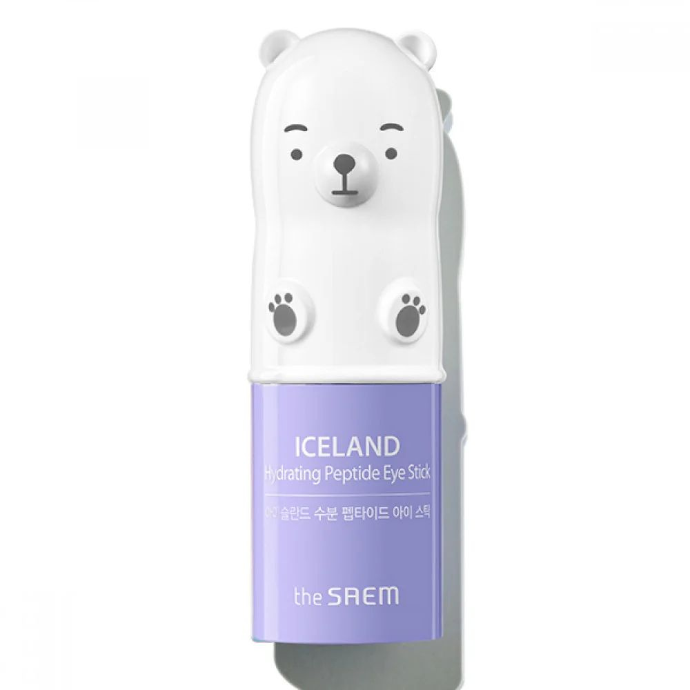 The Saem Iceland Hydrating Peptide Eye Stick бальзам для кожи вокруг глаз с ледниковой водой и пептидами #1