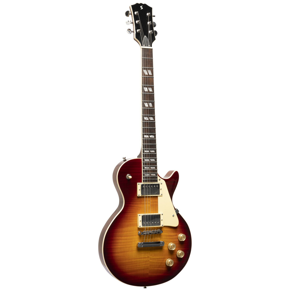 Электрогитара Les Paul STAGG SEL-DLX DC BST #1