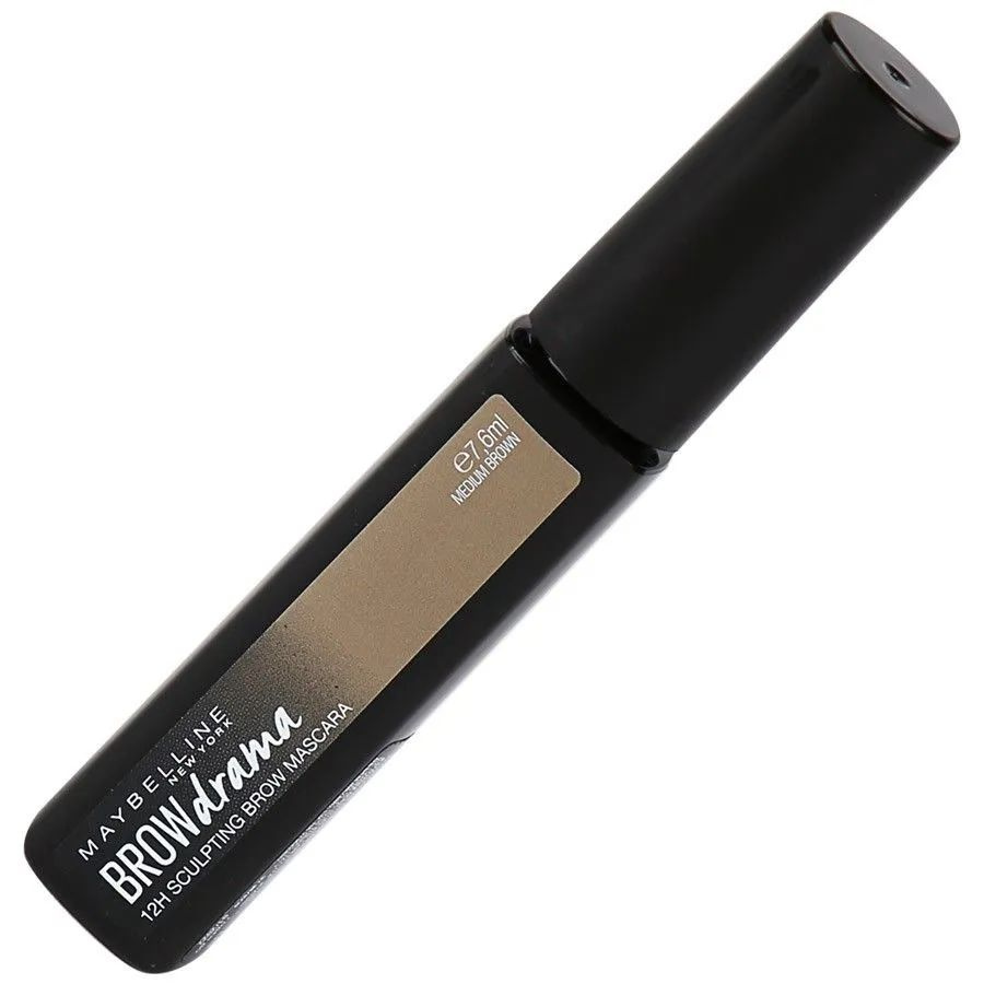 MAYBELLINE NEW YORK Brow Drama 12H Sculpting тушь для бровей, оттенок medium brown  #1