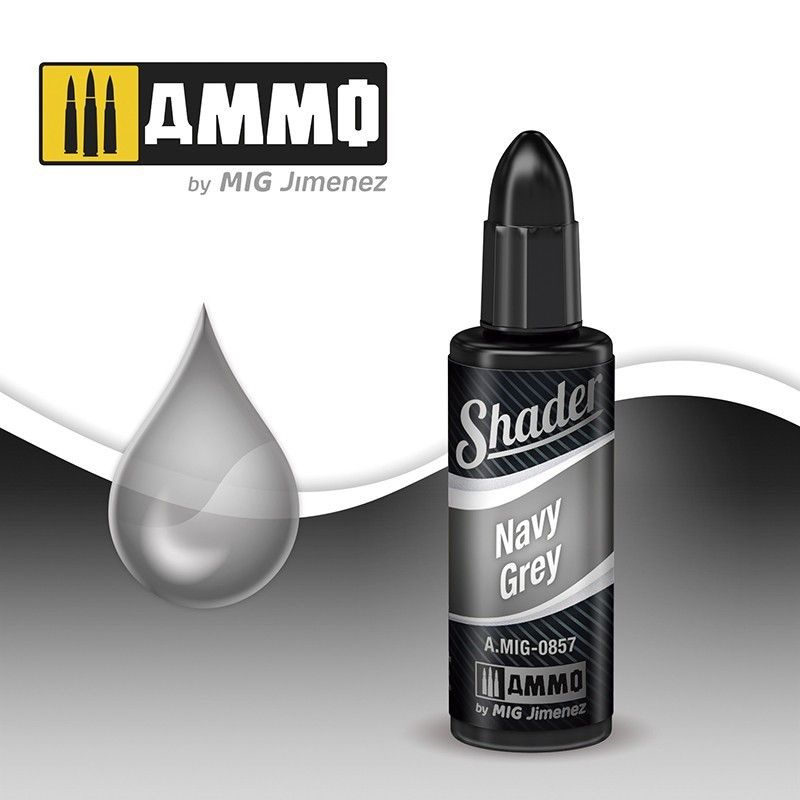 Акриловый шейдер SHADER Navy Grey(10mL) (Ammo Mig) #1