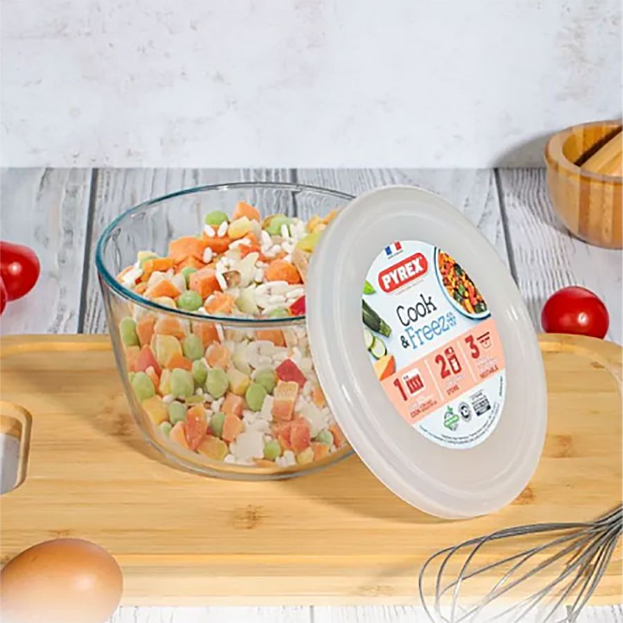 Форма для запекания с крышкой Pyrex Cook&Freez, стекло, 16х11 см #1