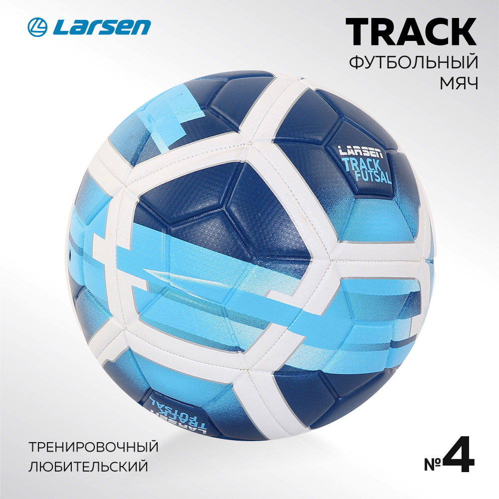 Мяч футбольный Larsen Track Futsal Blue #1