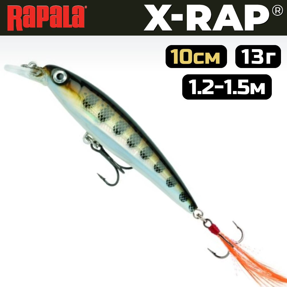 Воблер RAPALA X-Rap XR10 / 10 см, 13 г, цвет MD #1