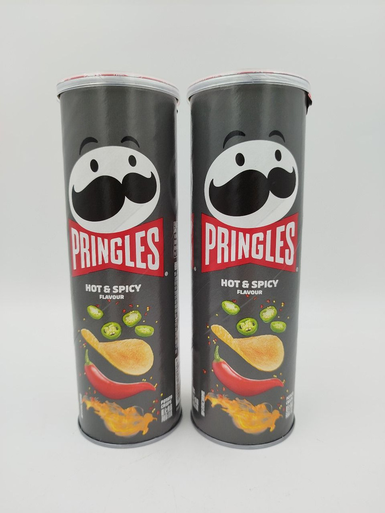 Чипсы Pringles горячий и Острый, Hot and Spicy 2 шт по 110 гр. Китай #1