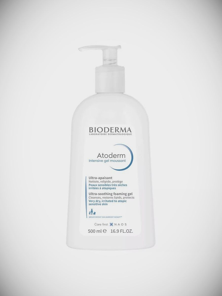 BIODERMA Успокаивающий гель для сухой, раздраженной и атопичной кожи лица и тела Atoderm Intensive 500 #1