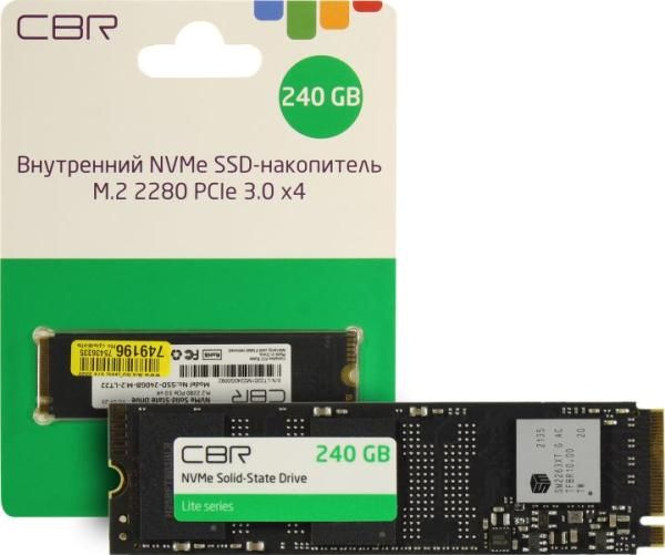 CBR 240 ГБ Внутренний SSD-диск 
Lite (SSD-240GB-M.2-LT22) #1