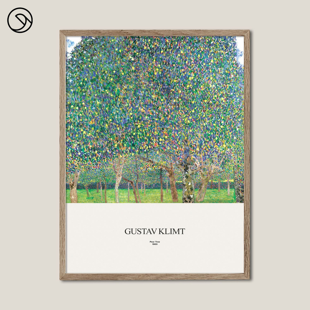 Постер для интерьера Postermarkt, Gustav Klimt Pear Tree, 50х70 см #1