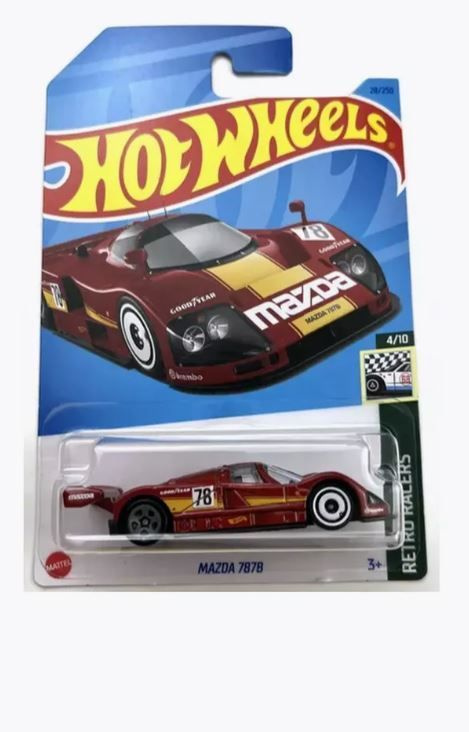 Машинка Hot Wheels Mazda 7878 / HW RETRO RACERS / Хот Вилс Мазда #1