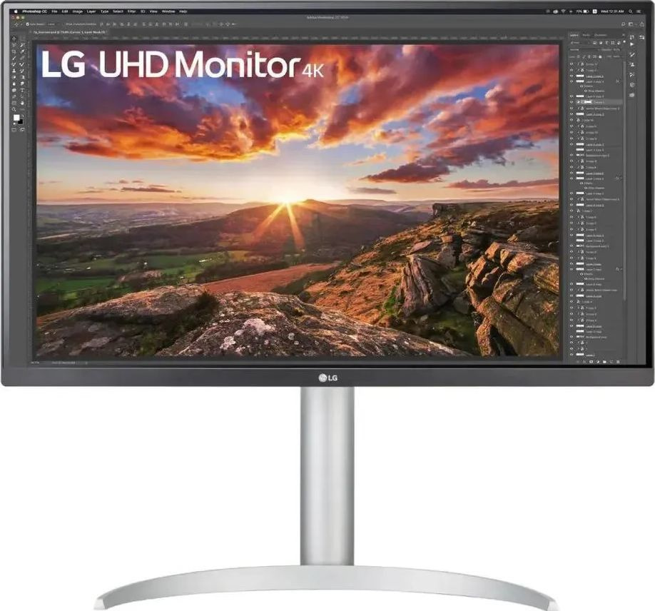 LG 27" Монитор UltraFine 27UP850N-W, серебристый. Уцененный товар #1