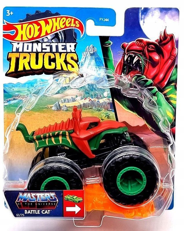 Монстр трак Хот вилс, машинки для мальчиков Mattel, машина Hot Wheels Monster Truck 1:64 FYJ44_HHG80 #1