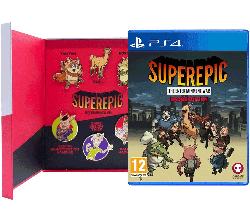 Игра SuperEpic: The Entertainment War Badge Edition (PlayStation 4, Английская версия)  #1