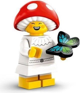 Минифигурка LEGO 71045 Серия 25 Грибная фея (Mushroom Sprite) #1