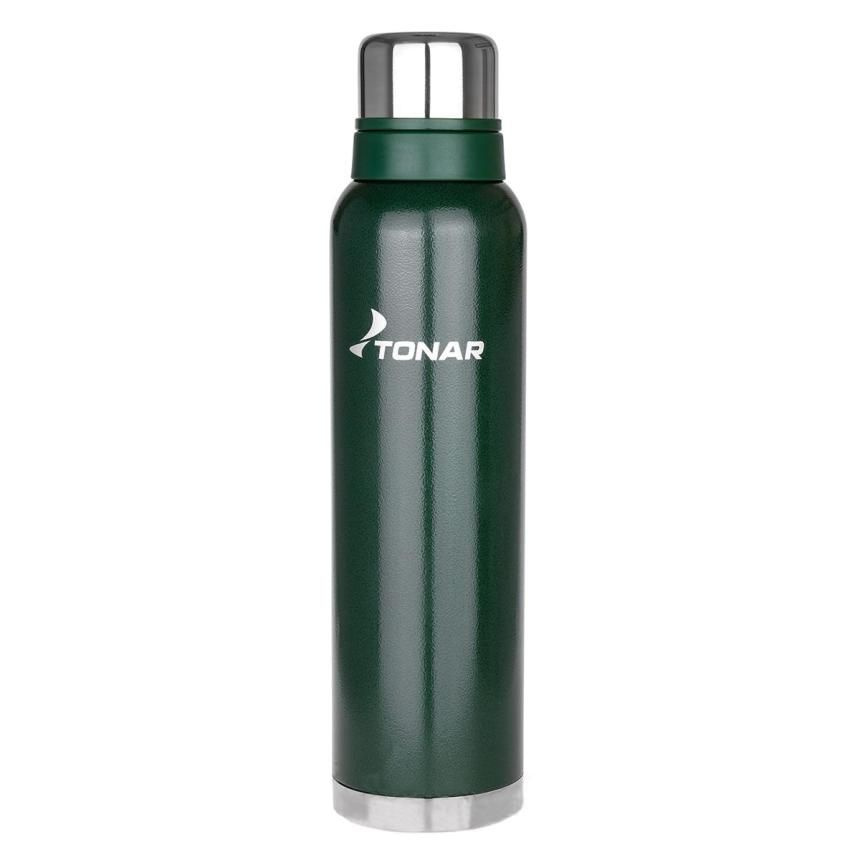 Термос TONAR (HS.TM-059-G) 1600ML с ситечком зеленый (2 крышки-кружки)  #1