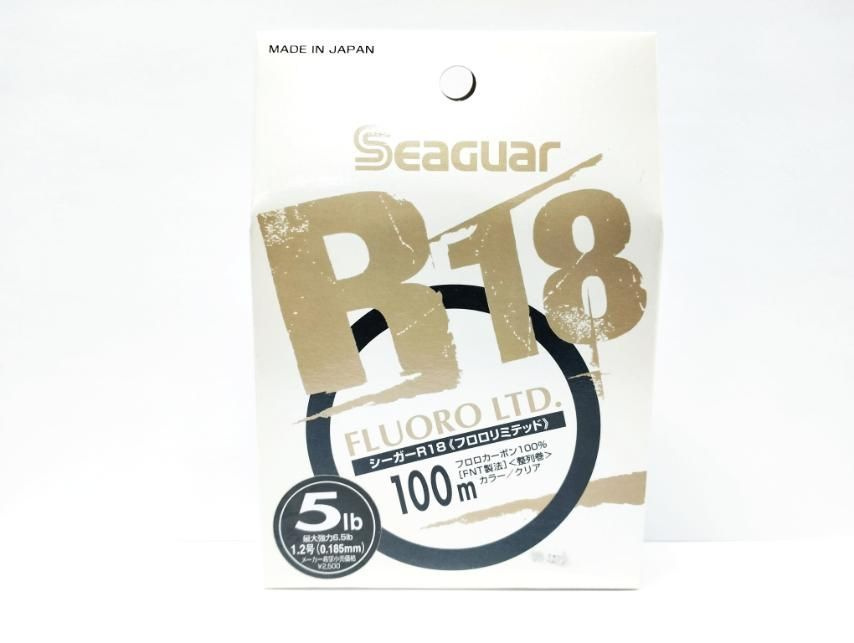 SEAGUAR Флюорокарбоновая леска для рыбалки, размотка: 100 м, толщина: 0.185 мм  #1