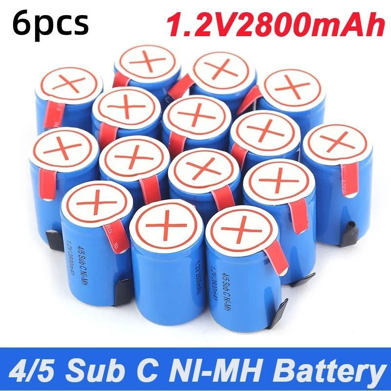 Новый высококачественный 4 / 5SC SC Sub - C литиевый аккумулятор 1.2V 2800Mah Заряженный никель - водородный #1