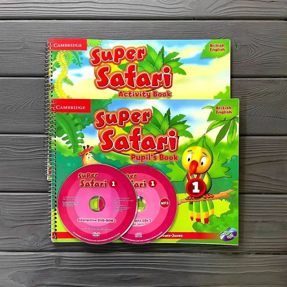 Комплект Super Safari Level 1: Pupil's Book; Activity Book (+ DVD-ROM) #1