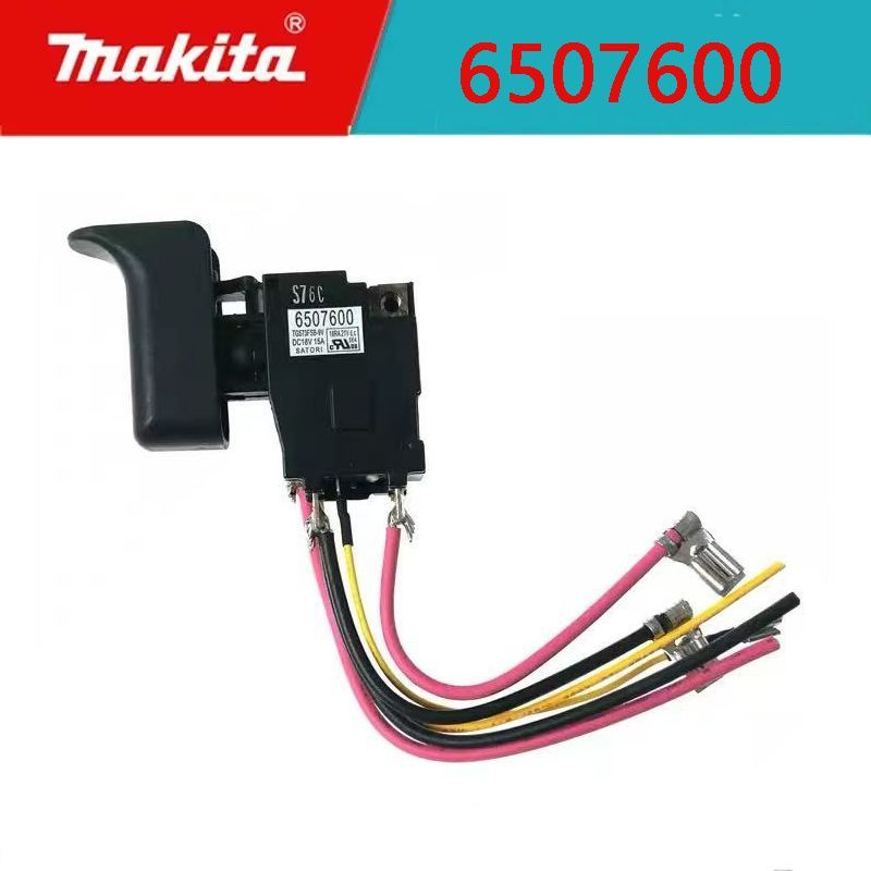 Оригинальный выключатель MAKITA DJR186 DJR186Z DJR186RME DJR186RTE 650760-0 #1