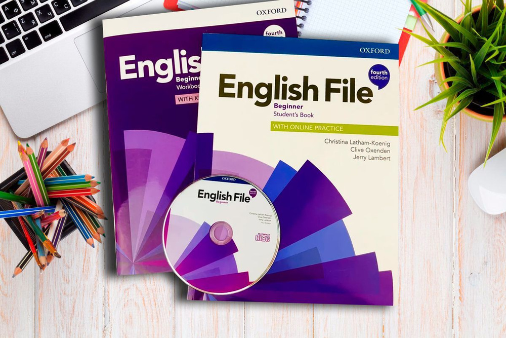 English File Beginner (4th edition). КОМПЛЕКТ: Учебник + Рабочая тетрадь + CD/DVD  #1