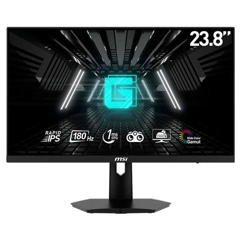 MSI 23.8" Монитор G244F E2 23.8" 180Hz, Rapid IPS, 1920x1080, черный #1