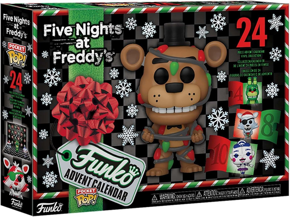 Фанко Поп! Рождественский адвент-календарь: Five Nights at Freddy s 2024, 24 Pocket Pop! Фигурки из винилового #1