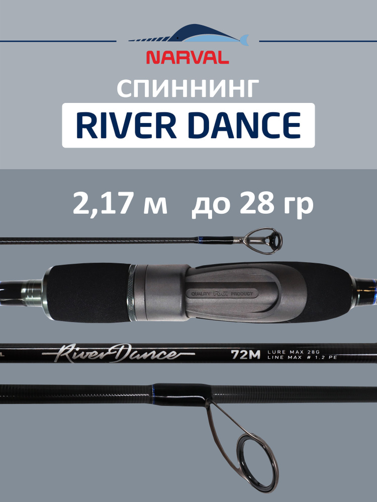 Спиннинг NARVAL FISHING River Dance 72M до 28 гр 2,17 м для рыбалки #1