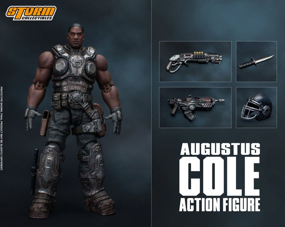 фигурки Storm Collectibles Gears Of War 1/12 Series Action Figures Augustus Cole #1