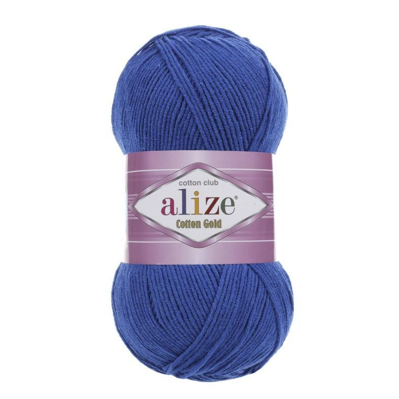 ПРЯЖА ALIZE COTTON GOLD (141-василек) 1 моток #1