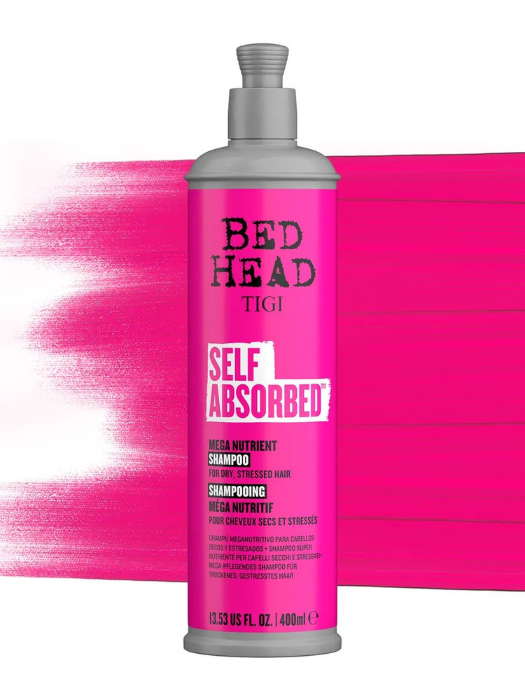 Шампунь питательный TIGI Bed Head Self Absorbed для сухих и поврежденных волос, 400 мл  #1