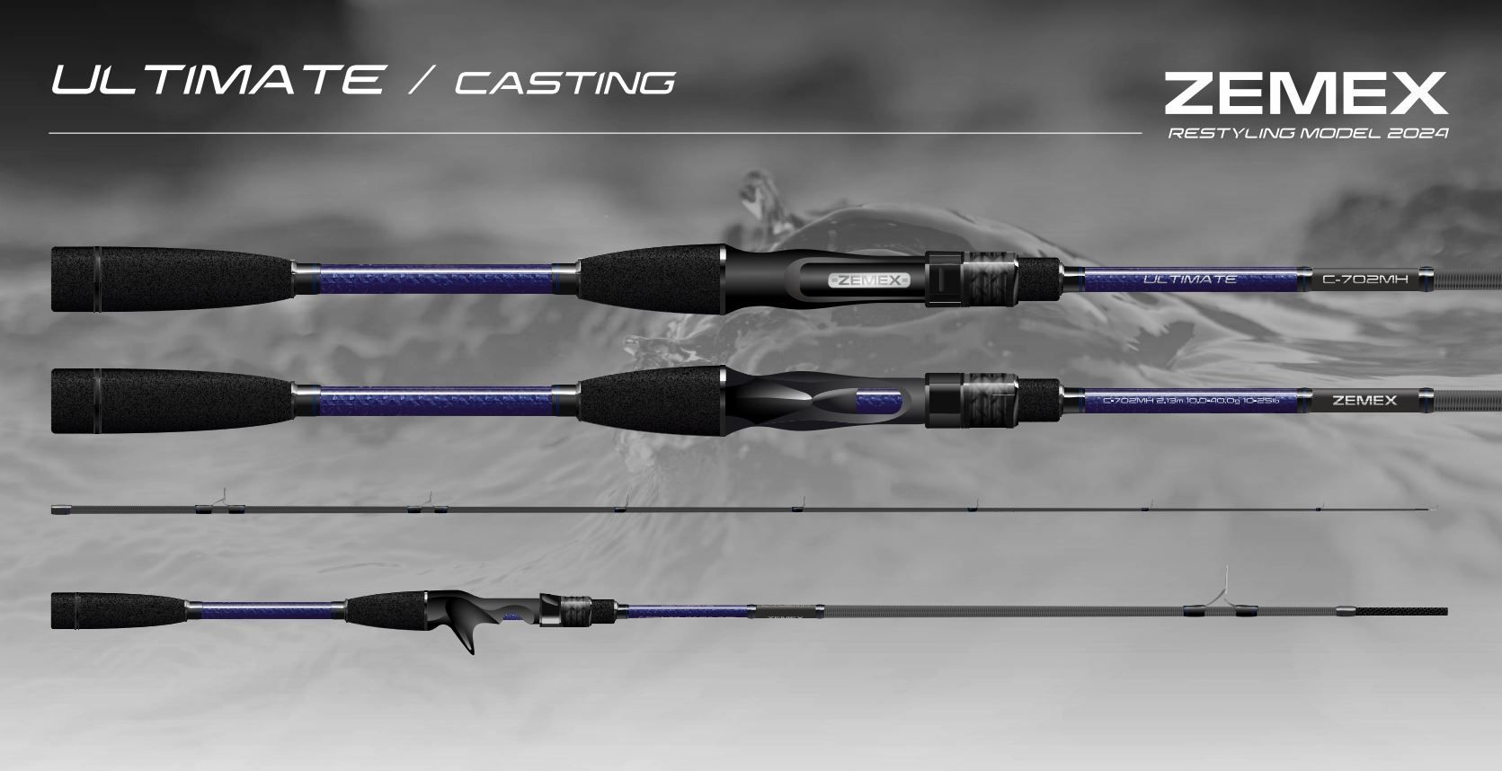 СпиннингZEMEX24ULTIMATECastingC-762XH20-70g