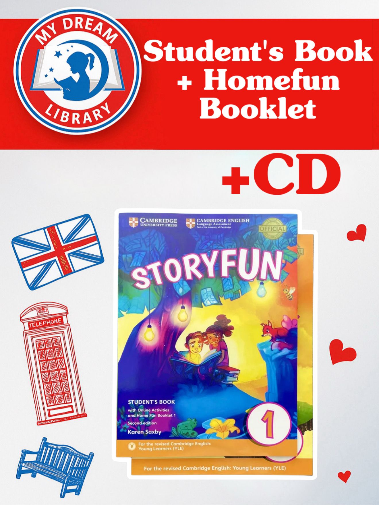 Storyfun 1 Student's Book + Homefun Booklet 1+ CD (2nd Edition) | Storyfun 1 Student's Book + Homefun Booklet 1 + CD (2nd Edition) - Ozon image 2