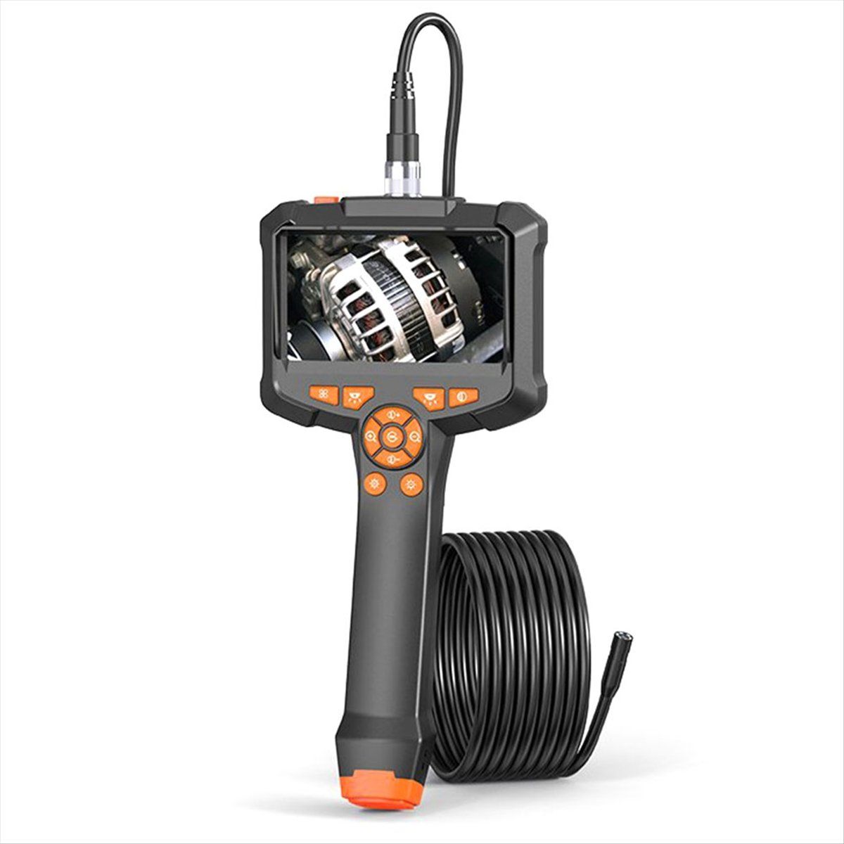 Портативнаяэндоскопическаякамерасподсветкой,4,3-дюймовымIPS-экраном,HD