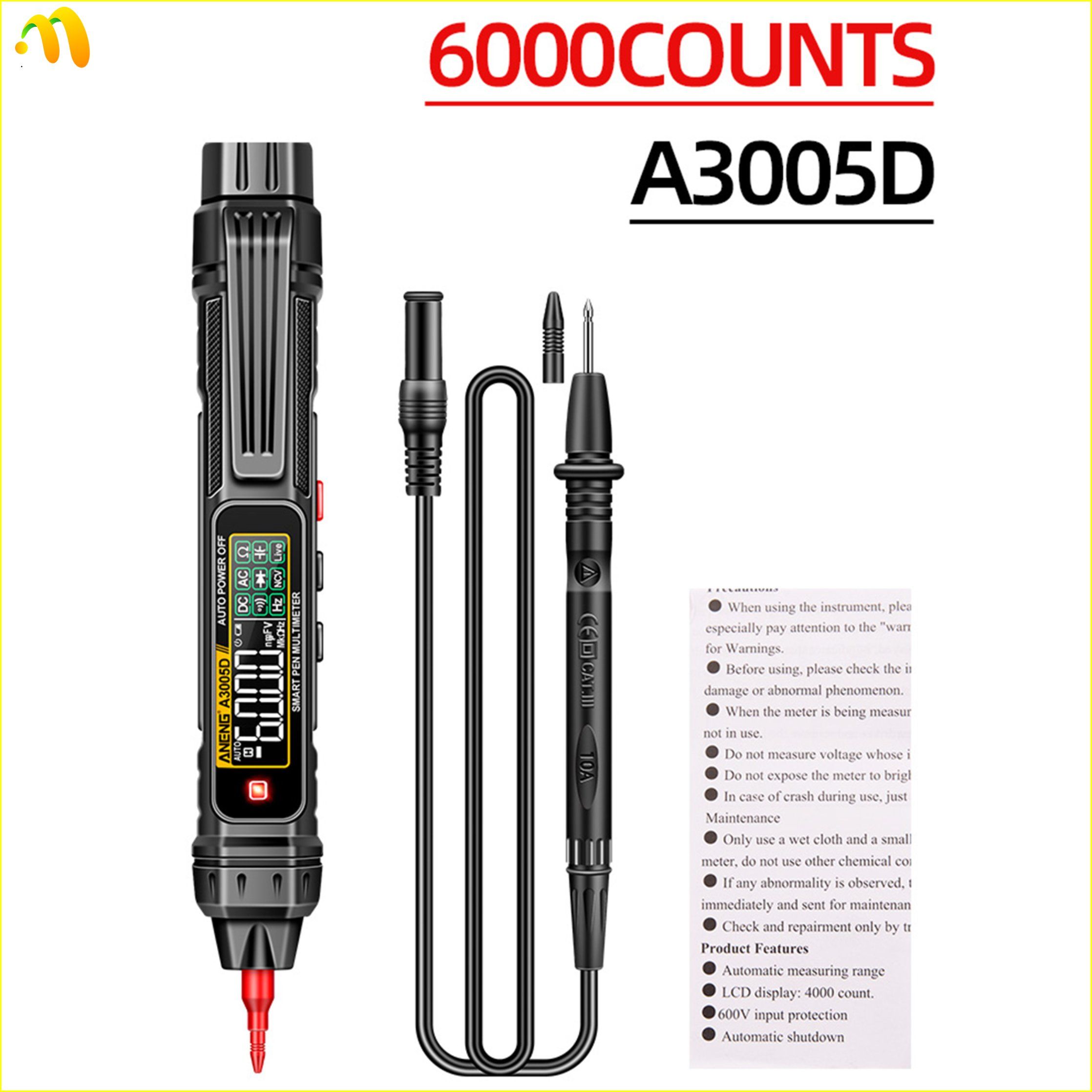 ЦифровоймультиметрANENGвформеручкиA3005Dна6000отсчётов
