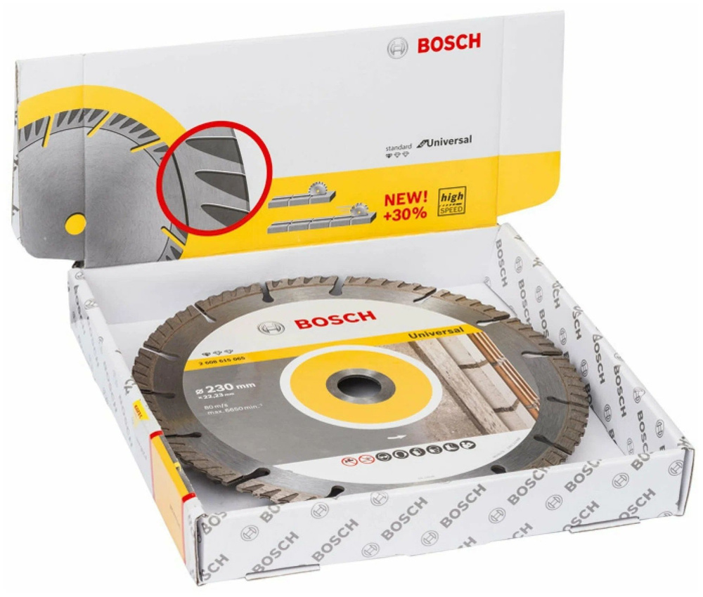 Bosch Диск алмазный 230 x 2.6 x 22.23 #1