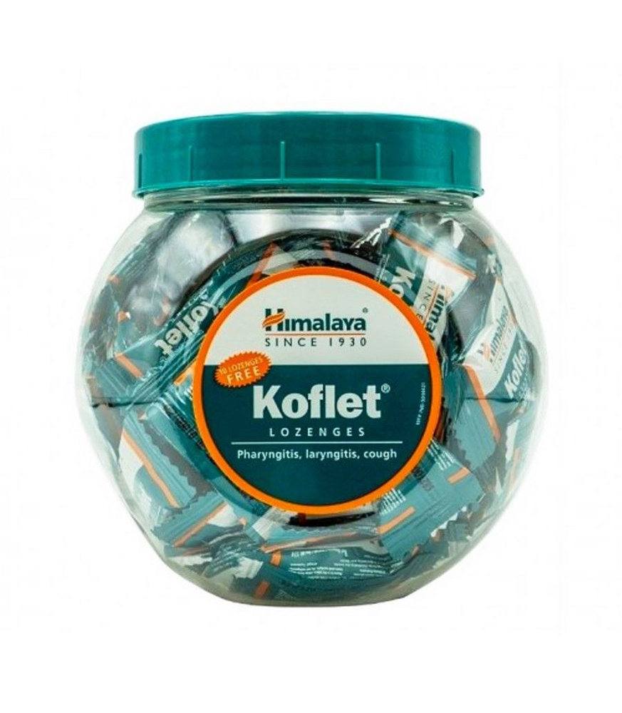 Леденцы Индия Himalaya Herbals Koflet от кашля и боли в горле 75 шт #1