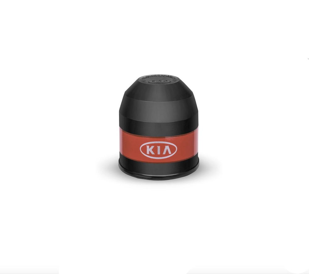 Колпачок на шар фаркопа для Kia, пластик, черный #1
