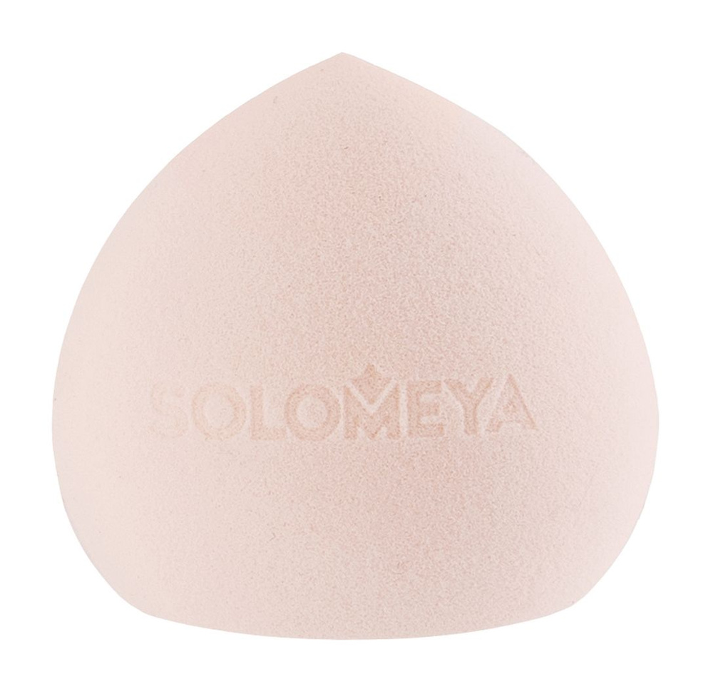 SOLOMEYA Спонж для макияжа супер мягкий косметический, 29 г, Персик  #1