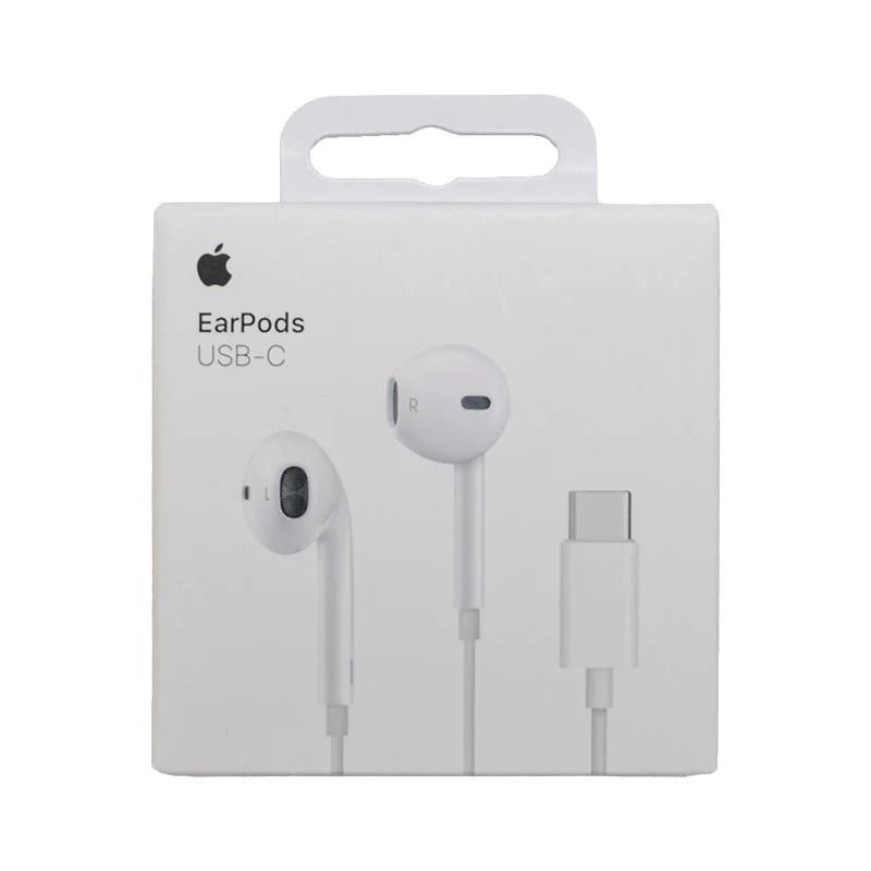 Наушники проводные с микрофоном Apple AirPods, USB Type-C, белый #1