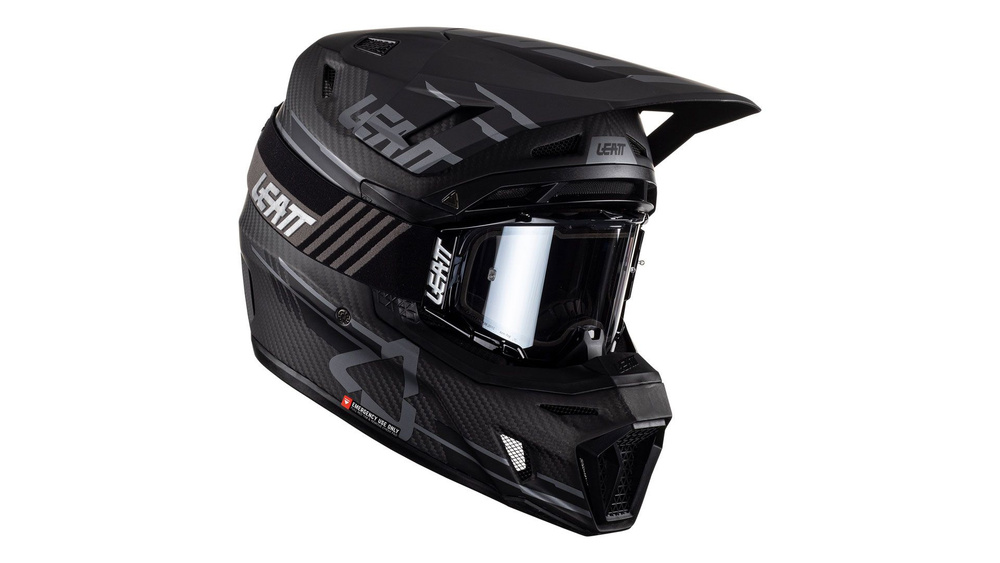 Мотошлем Leatt Moto 9.5 Carbon Helmet Kit (Black, M, 2024) #1
