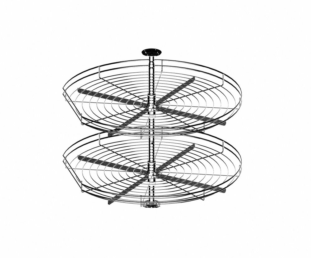 Карусель поворотная для верхнего шкафа Linia Variant NOVA D диаметр 510 мм, цвет графит  #1