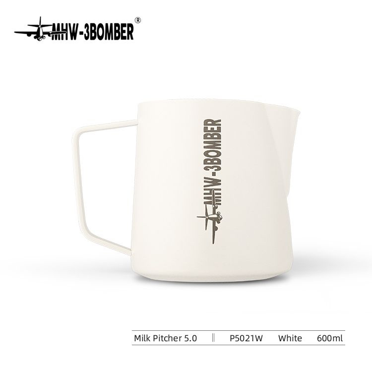 Питчер/молочник для капучино и латте MHW-3BOMBER Flagship 5.0 Matte White 600ml P5021W5.0 Off-white600ml #1