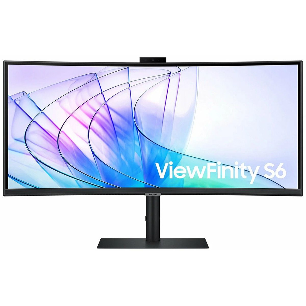 Samsung 34" Монитор ViewFinity S6 S34C650VAI, VA, 3440x1440, 100 Гц, (LS34C650VAIXCI)_2523 озон, черный #1